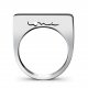 Evolve Love Ring - 2.4 Square, 18k Rose GoldF, Stackable Rings