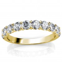 I Want To Hold Your Hand 1/2 set 1.10ct Wedding Ring 9 Yellow