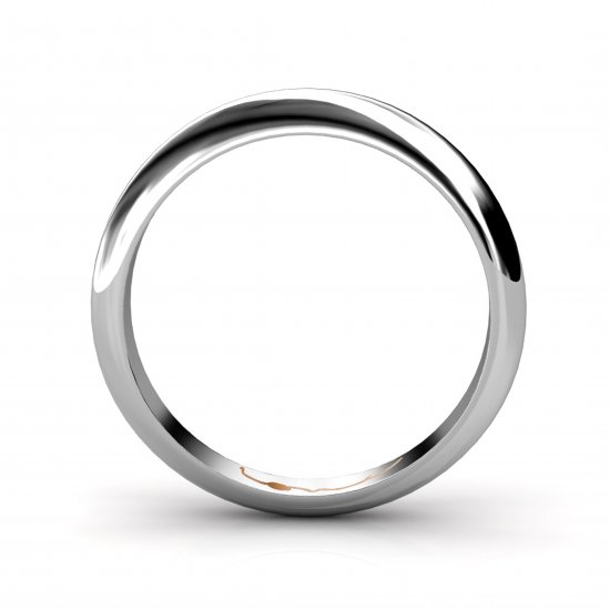 Love Song [3] Men's Wedding Ring | 9k White Gold - Click Image to Close