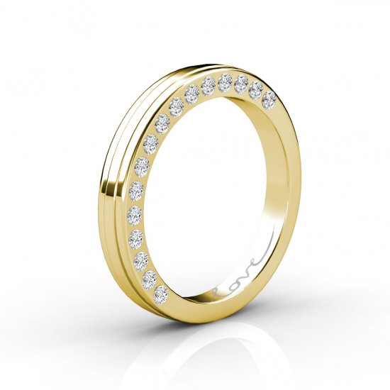 Penny Lane | Wedding Rings | 9K Yellow Gold - Click Image to Close