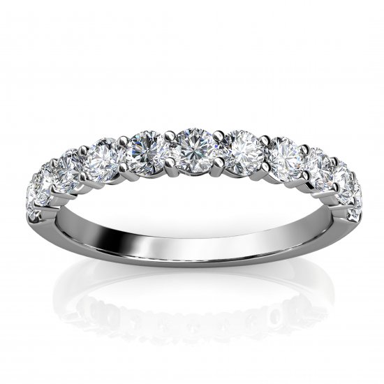 I Want To Hold Your Hand - 1/2 set .66ct | Wedding Ring - Click Image to Close