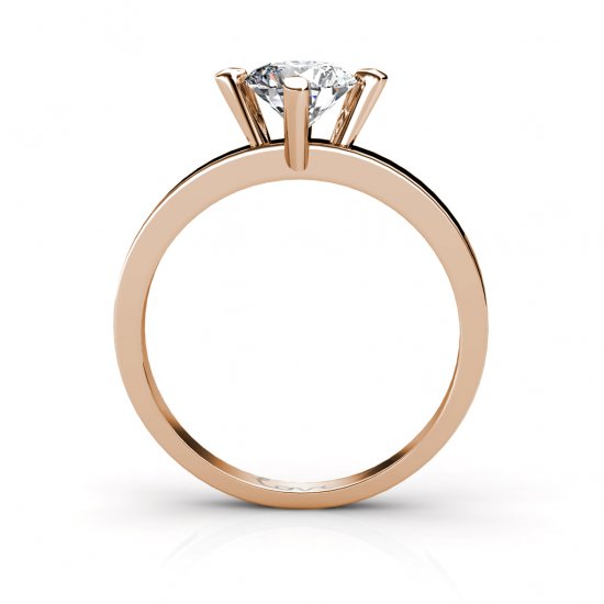 Seven | 1ct Diamond Ring | 18K Rose Gold - Click Image to Close