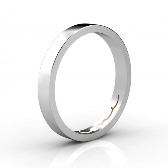 LOL [3] | Men's Wedding Ring | Platinum - Click Image to Close