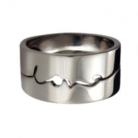 Love Times Love | Matching Commitment Ring | Platinum