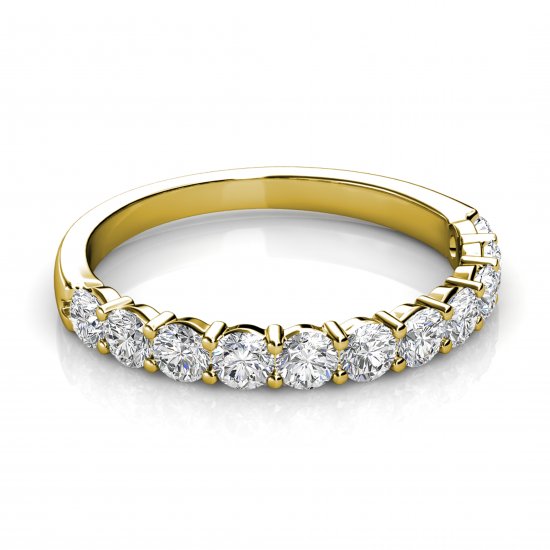 I Want To Hold Your Hand .66ct 1/2 set | Eternity Ring - Click Image to Close