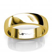 One [5] Men's Wedding Ring | 18k Yellow Gold