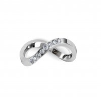 Homage to the Opera House | Eternity Ring |18K White Gold