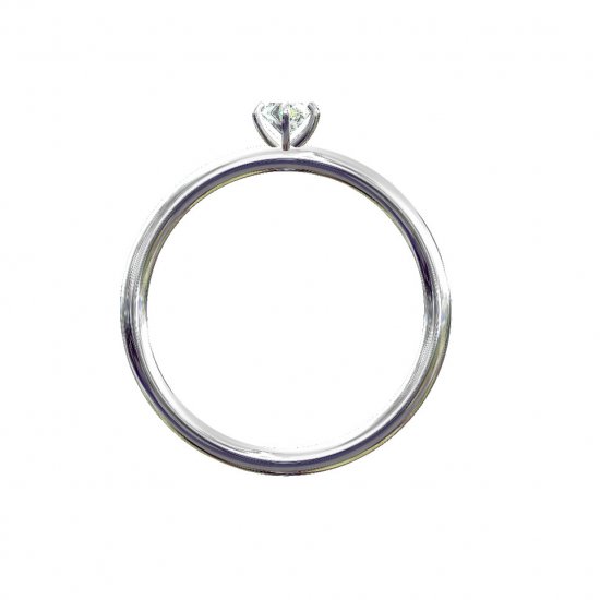 Small is Beautiful | Diamond Ring | 18k White Gold - Click Image to Close