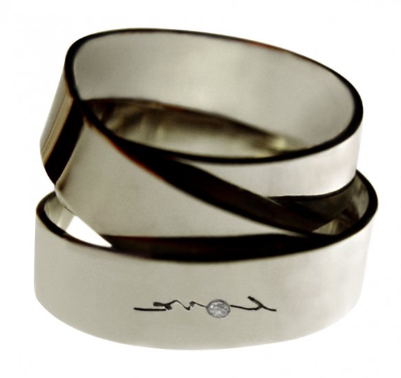 Band On The Run | Women's Wedding Ring | Platinum - Click Image to Close