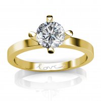 Seven | 1ct Diamond Ring | 18K Yellow Gold