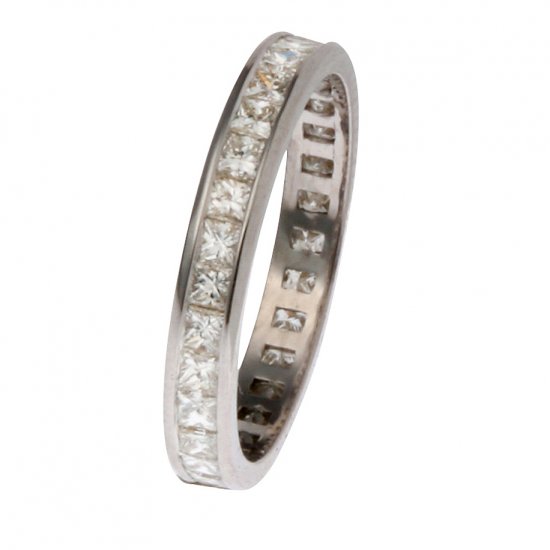 All You Need Is Love 1.86ct | Eternity Ring | Platinum - Click Image to Close