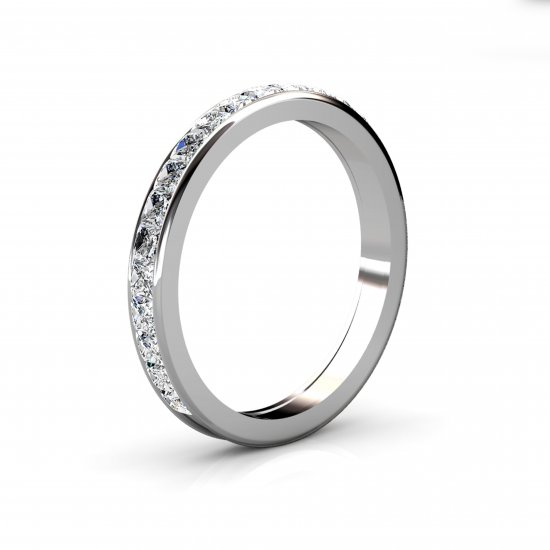 All You Need Is Love 1.86ct | Women's Wedding Rings |18K White - Click Image to Close
