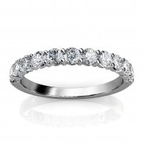 I Want To Hold Your Hand 1/2 set .66ct | Wedding Ring |18k White