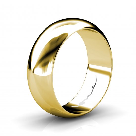 LoveSong [7] Wedding Ring | 9k Yellow Gold - Click Image to Close