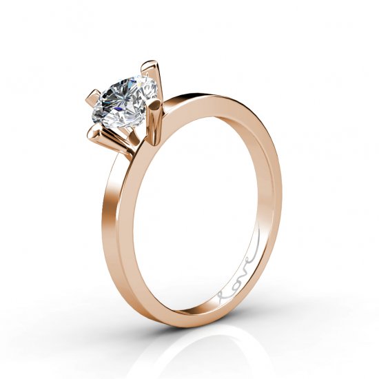 Seven | 1ct Diamond Ring | 18K Rose Gold - Click Image to Close
