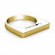 Evolve Love Ring - 2.4 Square, 18k Rose GoldF, Stackable Rings