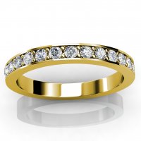 Got To Get You Into My Life 1/2 set Eternity Ring 18 Yellow Gold