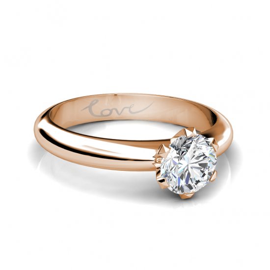 forLove | Engagement Ring | 18K Rose Gold - Click Image to Close