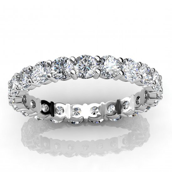 Eternity Ring, I Want To Hold Your Hand 2.44ct - Click Image to Close