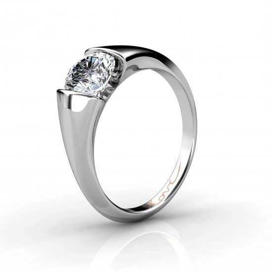 Summer Breeze | Diamond Ring | Platinum - Click Image to Close