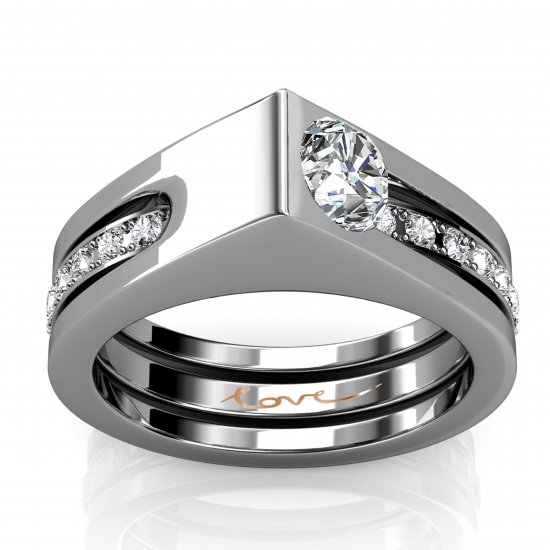 How Soon Is Now | Engagement Ring | Platinum - Click Image to Close