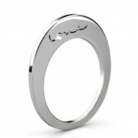 Evolve Love Rings - 1.2 Round Sterling Silver