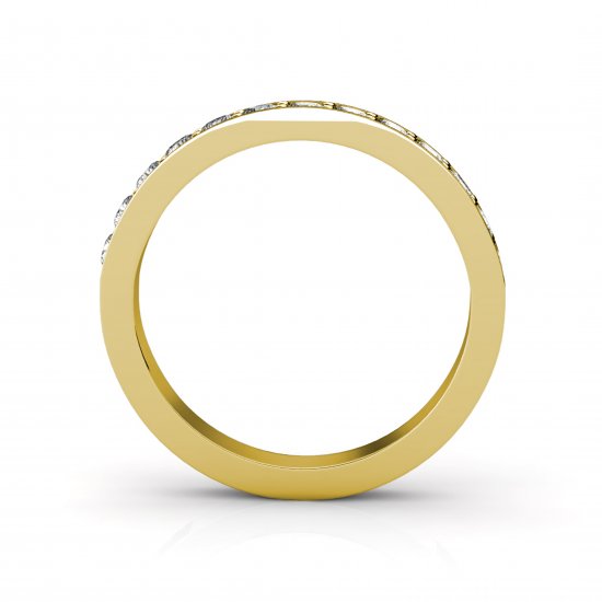 Got To Get You Into My Life 1/2 set Eternity Ring 18 Yellow Gold - Click Image to Close