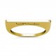 Evolve Love Ring - 1.2 Square 9k Yellow