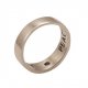 Love Peace Truth & Beauty | Men's Wedding Ring | 18k White Gold