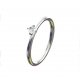 Small is Exquisite | Engagement Ring | 18k White Gold