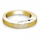 Evolve Love Ring 2.4 Round .20ct | Stackable |18k Yellow Gold