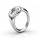 Hold Hands Ring |Engagement Ring with Princes Diamond | Platinum
