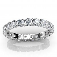 I Want To Hold Your Hand 2.44ct | Eternity Ring |18k White Gold