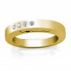 Evolve Love Ring 2.4 Round .20ct | Stackable |18k Yellow Gold