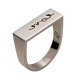 Thriller Matching Commitment Rings | 18 White Gold