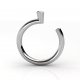 Quest | Engagement Ring | 18K White Gold