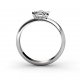 Into My Arms | Princess Cut Engagement Ring | Platinum