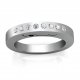 Evolve Love Ring | Stackable Ring | 9k White Gold