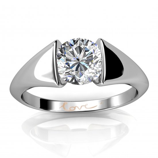 Summer Breeze | Diamond Ring | Platinum - Click Image to Close