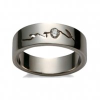 Classic Love [7] Wedding Ring | 18k White Gold