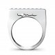 Evolve Love Ring | Stacking Ring | 18k White Gold