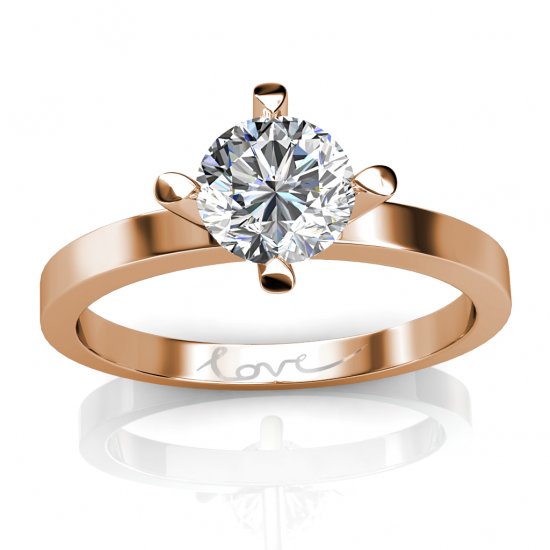 Seven | 1ct Diamond Ring | 18K Rose Gold - Click Image to Close