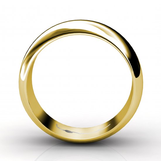 LoveSong [7] Wedding Ring | 9k Yellow Gold - Click Image to Close