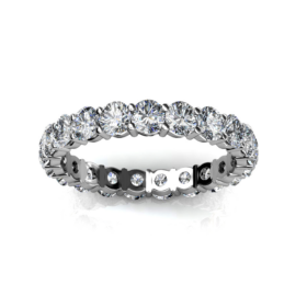 I Want To Hold Your Hand 1.2ct | White Gold Diamond Eternity Ring