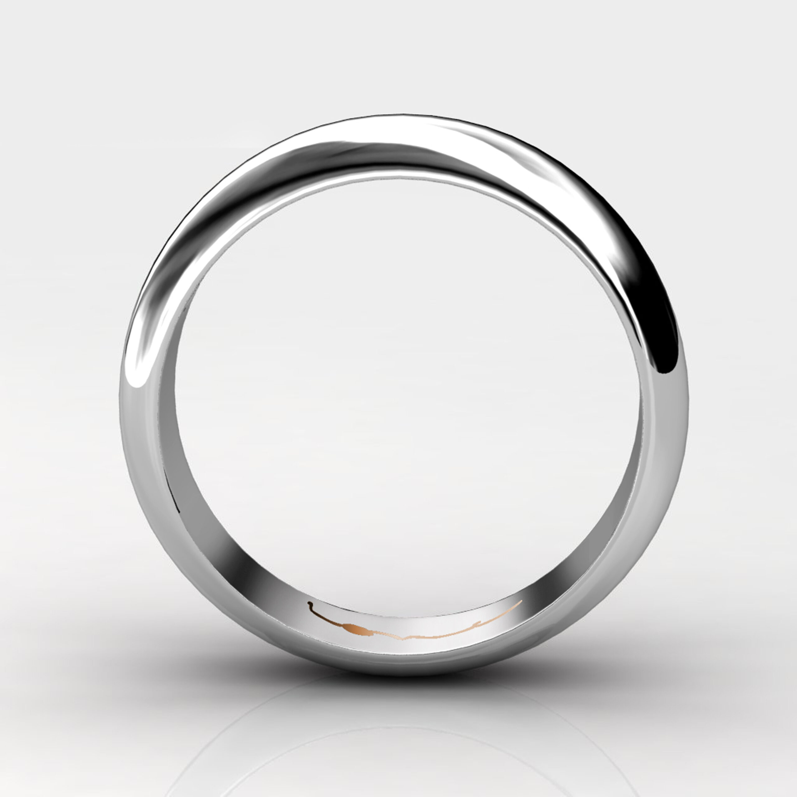 Song 5 — White Gold Mens Wedding Ring......