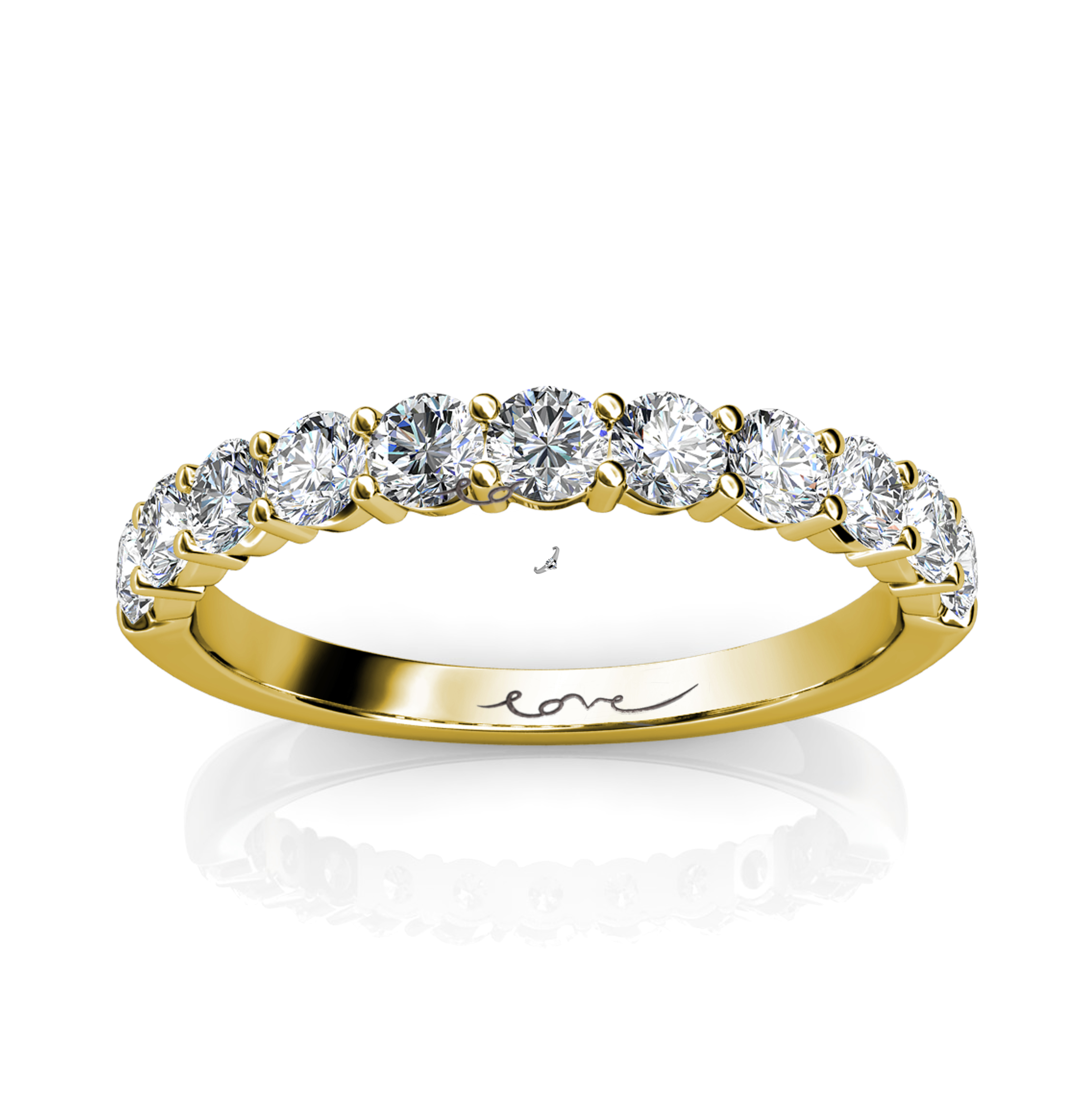 I Want To Hold Your Hand, Half Set Diamond Ring