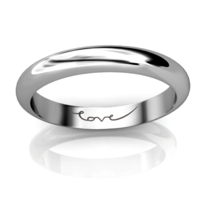 Love Song 3 - Stylish Plain Gold Band