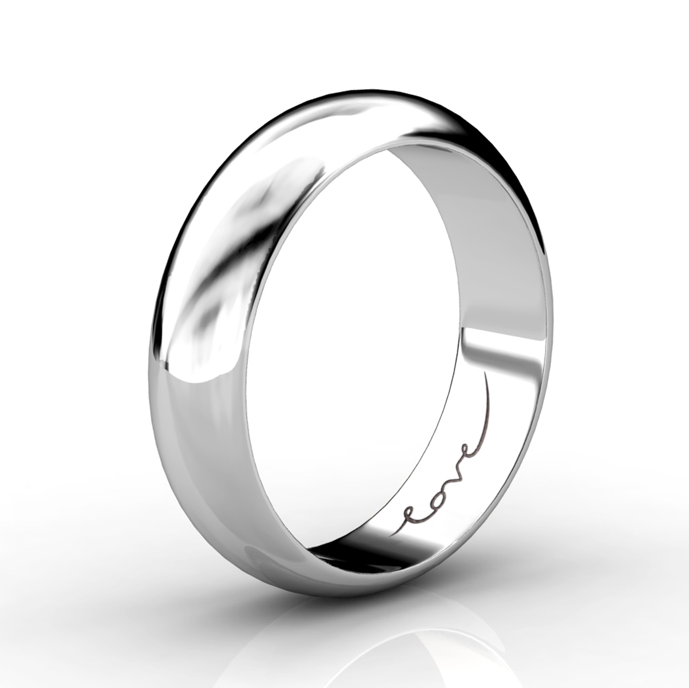 Love Song 3 - Stylish Plain Gold Band.