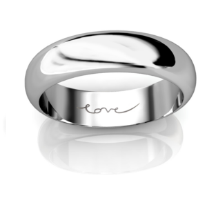 Song 5 — White Gold Mens Wedding Ring....