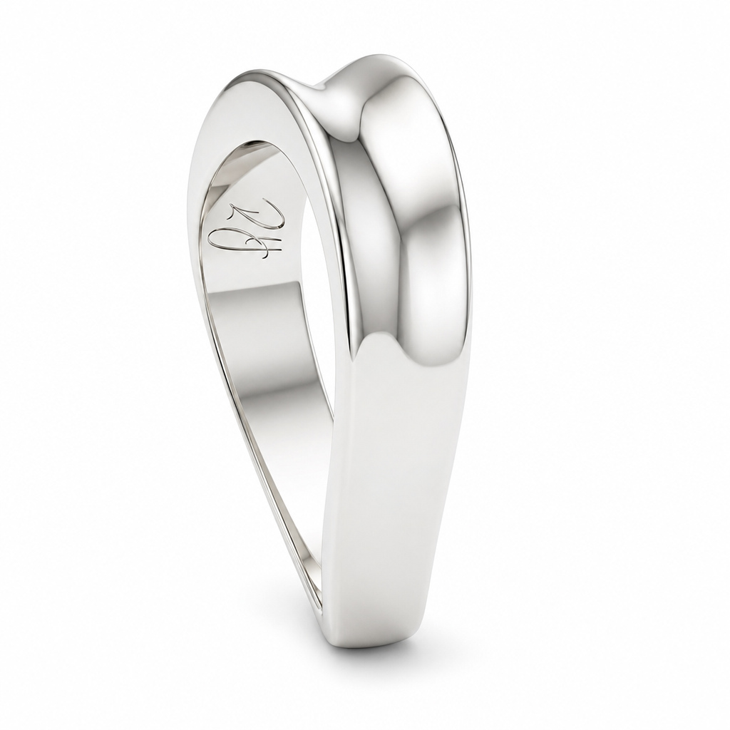 Love My Way | White Gold Wedding Ring - Image 2
